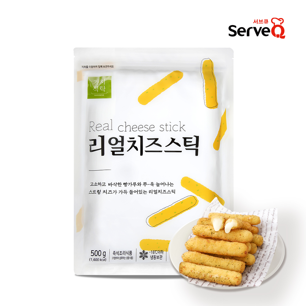이지푸드 리얼치즈스틱 500g 아이간식 어른간식 - 상품 이미지