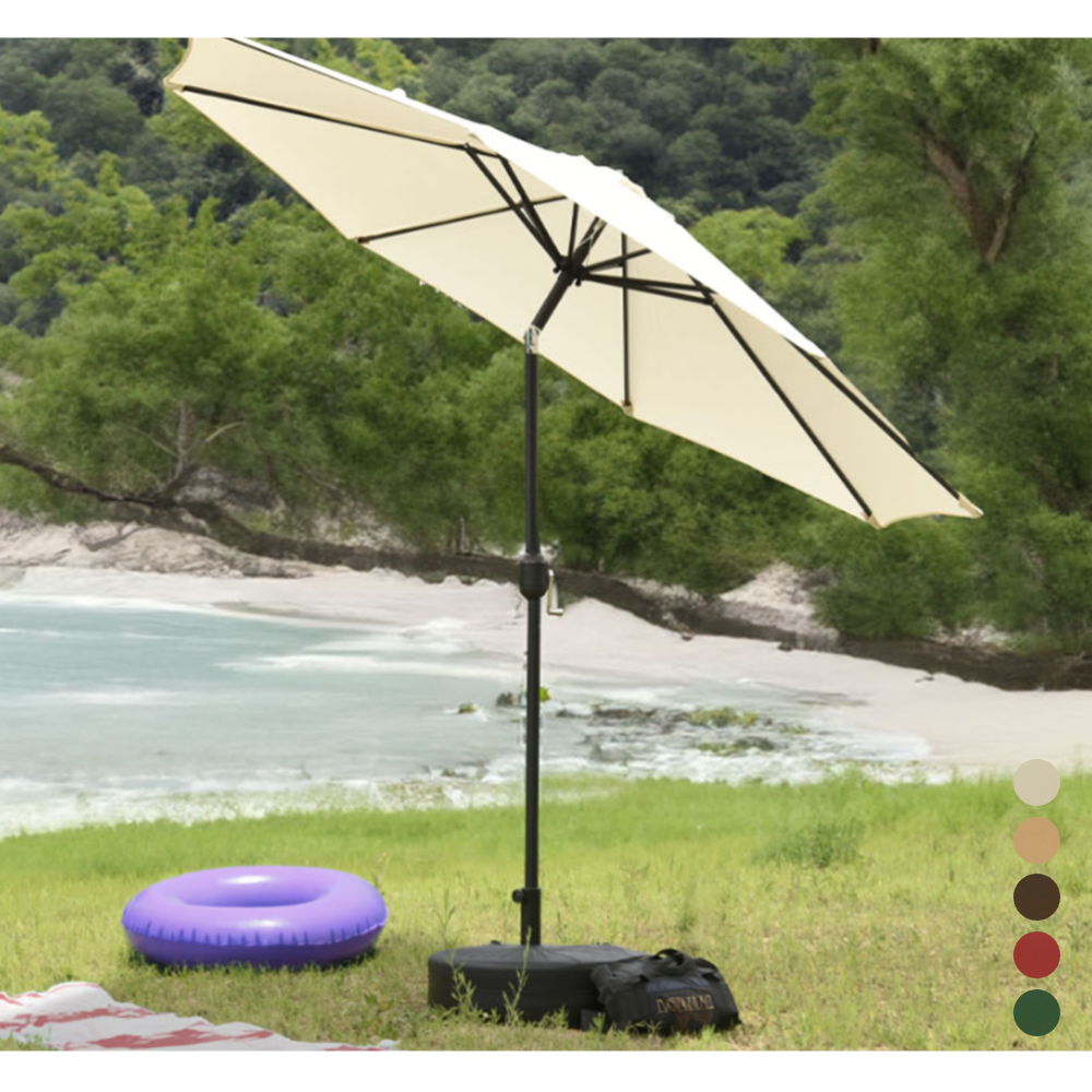 이동식파라솔 캠핑 낚시 테라스 야외 접이식 반자동파라솔세트