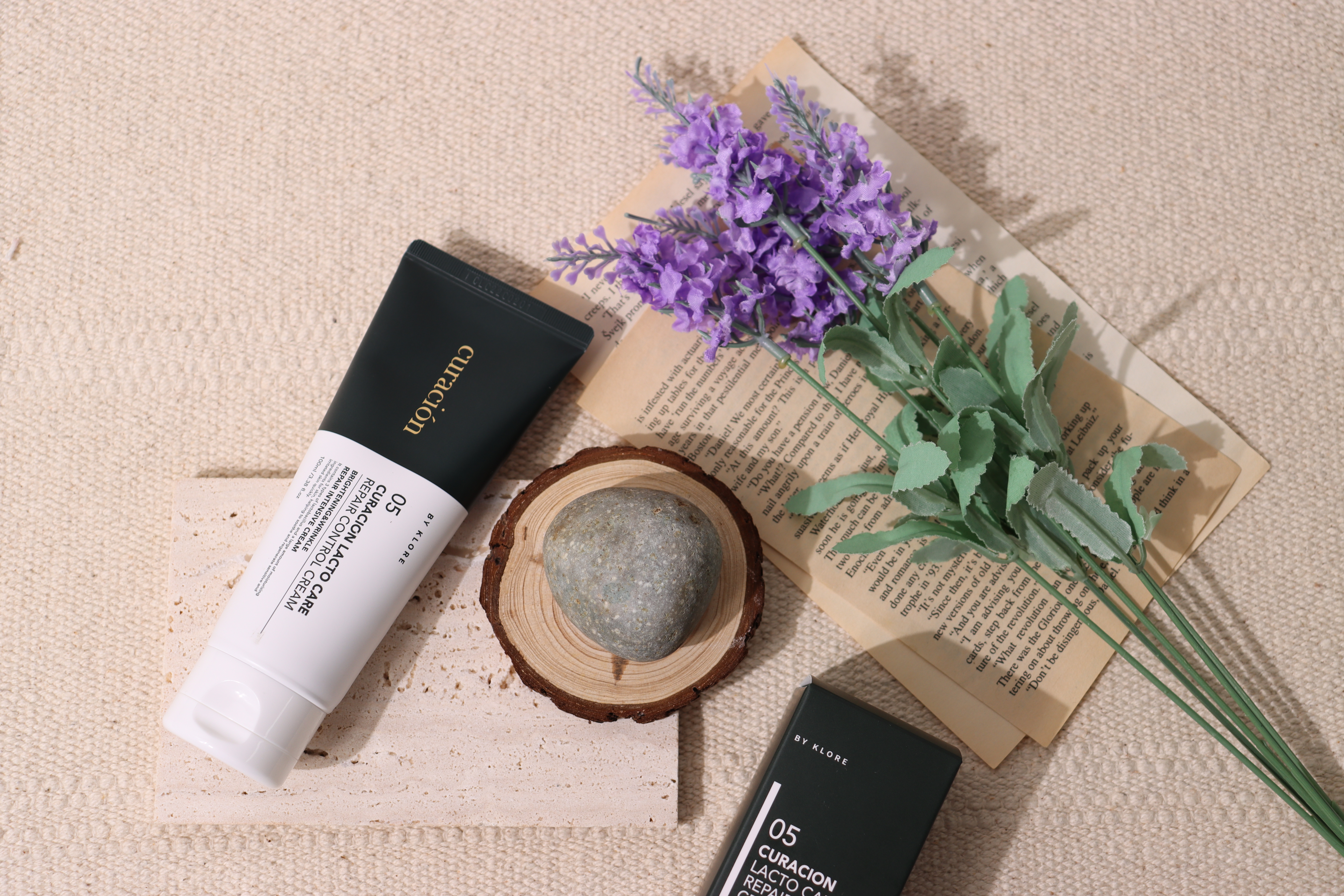 큐라씨온 락토 리페어 컨트롤 크림 100ml, 화이트닝 영양공급 주름케어 수분공급 이미지 6