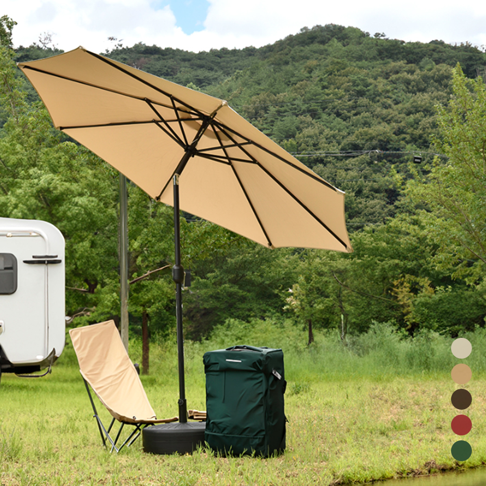 비취파라솔 이동식 해수욕장 캠핑 접이식 각도조절 휴대용파라솔