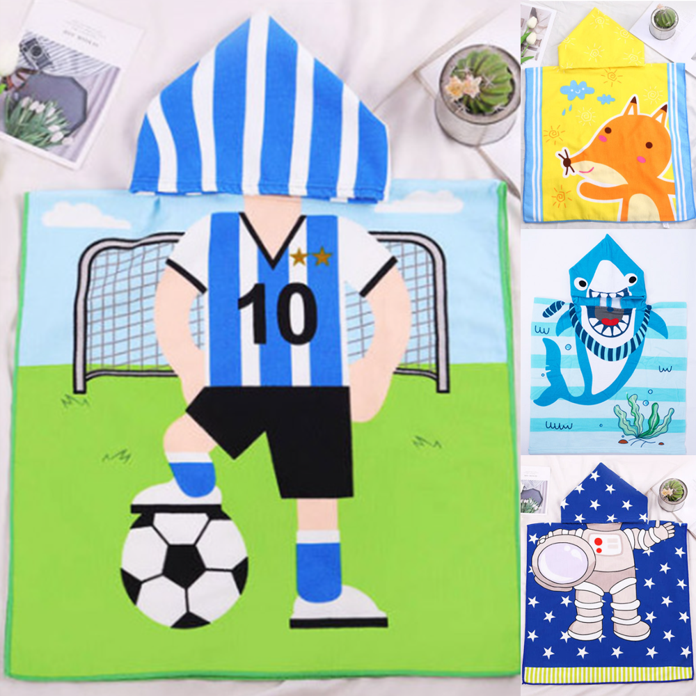 물놀이가운 유아 아동 어린이 키즈 샤워타올 비치 판초타월