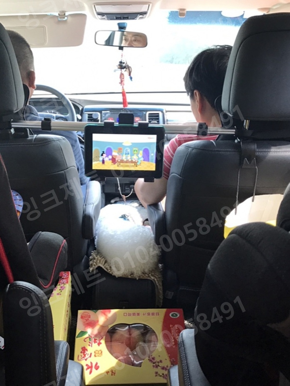 헤드레스트 거치대 핸드폰 아이패드 차량용 뒷자리 휴대용 - 상세 이미지 3