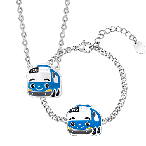 타요3세대 써지컬스틸 미아방지 목걸이 팔찌 아기 유아 어린이