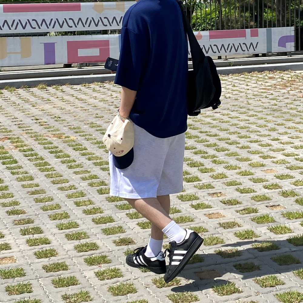 6부반바지 벌룬반바지 버뮤다스웻팬츠 - 상세 이미지 4