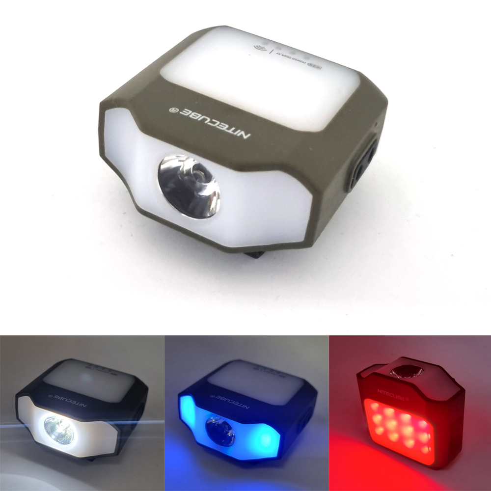 NCL 헤드온UV 축광 충전식 센서 캡라이트 캠핑 낚시용 헤드랜턴