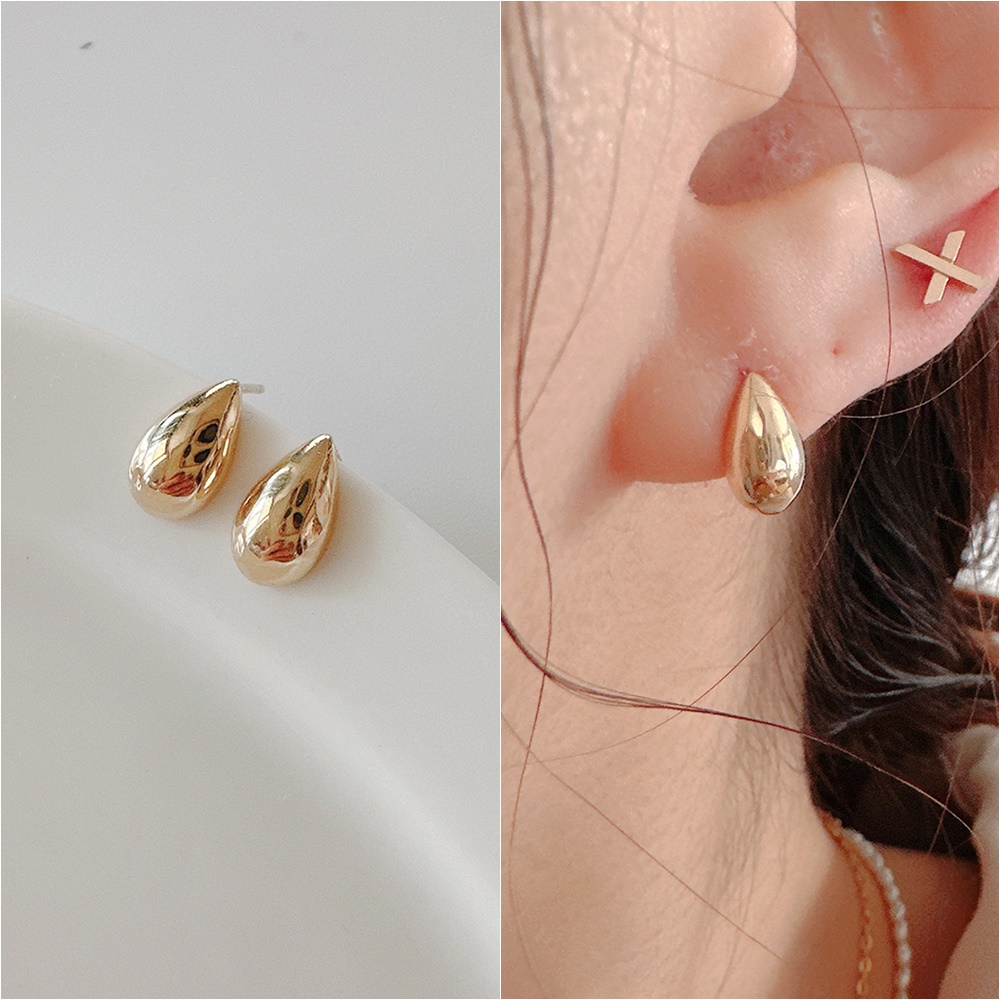 10K 14K 물방울 귀걸이 데일리