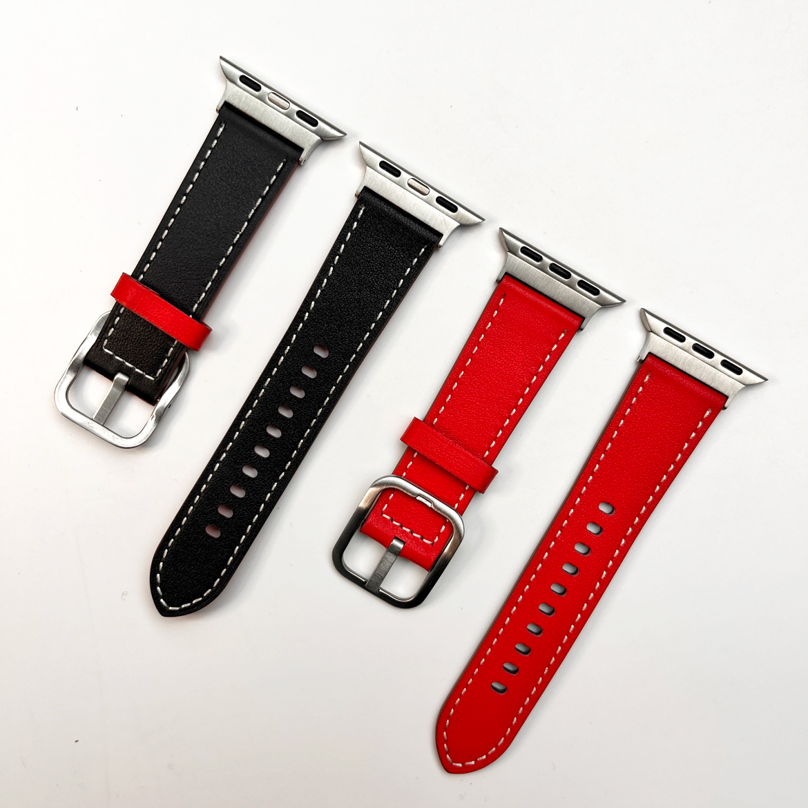 애플워치SE3 가죽 링크 스트랩 애플워치울트라3 시계줄 에토프 줄 밴드 42mm 46mm - 상세 이미지 5
