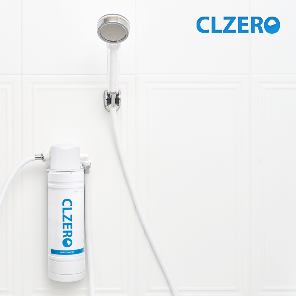 씨엘제로 대용량 녹물 중공사막 샤워기 식수 킬링 필터 CZ-9 기본세트