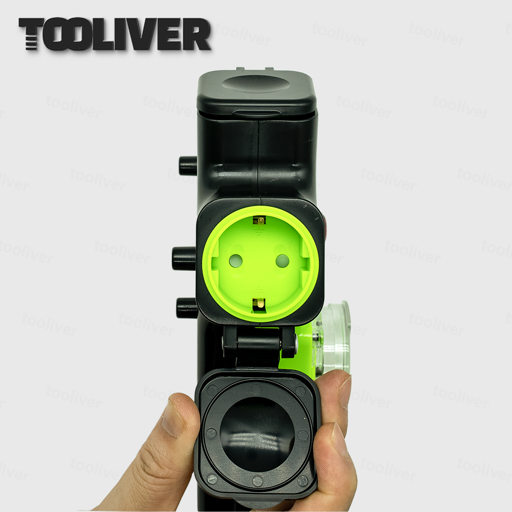 방우 콘센트 3구 30M 전기 작업선 릴선 연장선 리드선 캠핑 누전차단 이미지 2