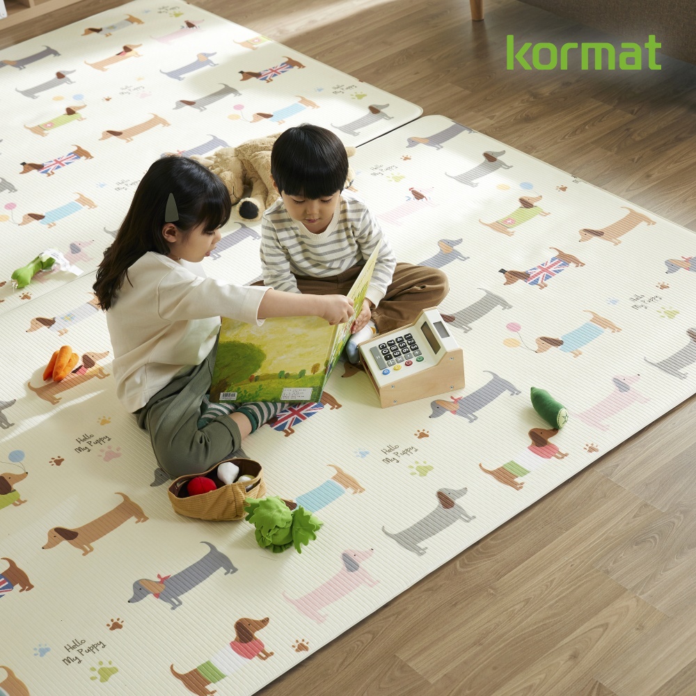 [헬로퍼피 1.2cm]고려화학매트 ECO 놀이방매트 거실매트 170x140x1.2 - 상품 이미지