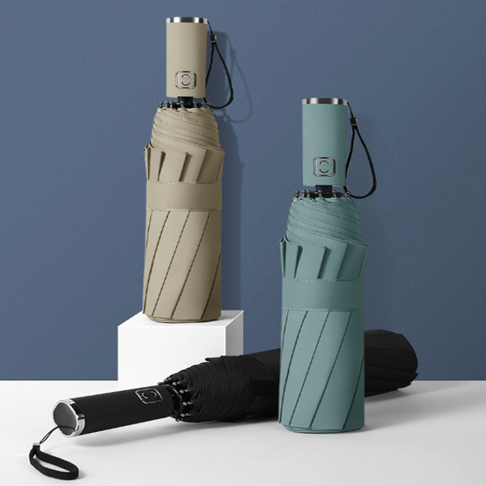 튼튼한 우산 3단 물받이 예쁜 양우산 초등 접이식 자외선차단 암막 자동 태풍 커버 단우산