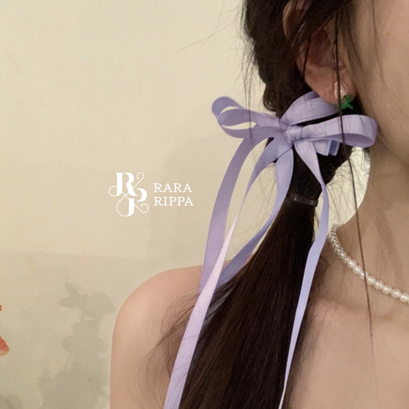 [자체제작] 발레코어 리본 헤어핀 집게핀 고퀄리티 고급 1+1 - 상세 이미지 4