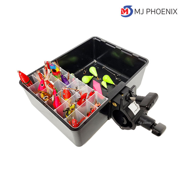 MJ피닉스 투인원 선상 거치대 고정선반 트레이 태클박스 장착 겸용 에기케이스