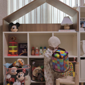 TPU 투명 아기 장난감 정리함 수납장 수납함 원형 S 육아맘 솔직 후기 | 실사용 리뷰 - 상품 이미지 2