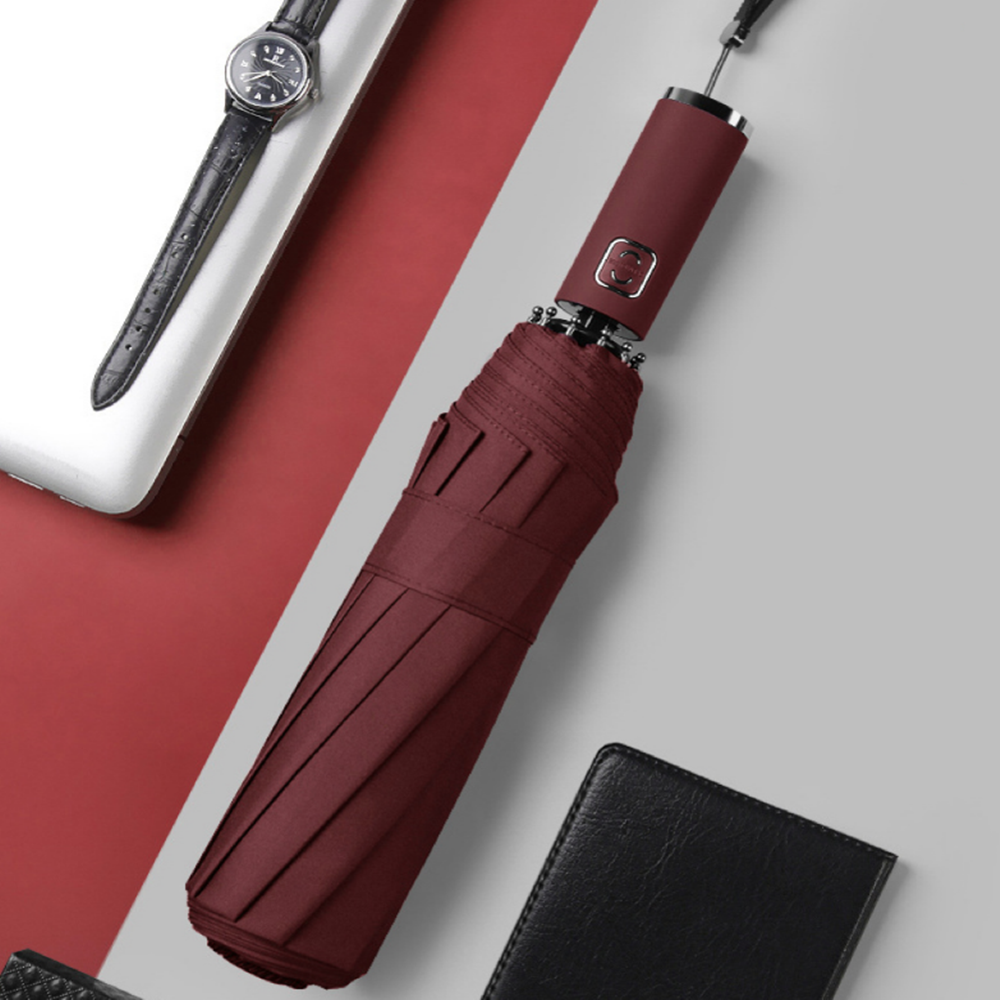 튼튼한 우산 3단 물받이 예쁜 양우산 초등 접이식 자외선차단 암막 자동 태풍 커버 단우산