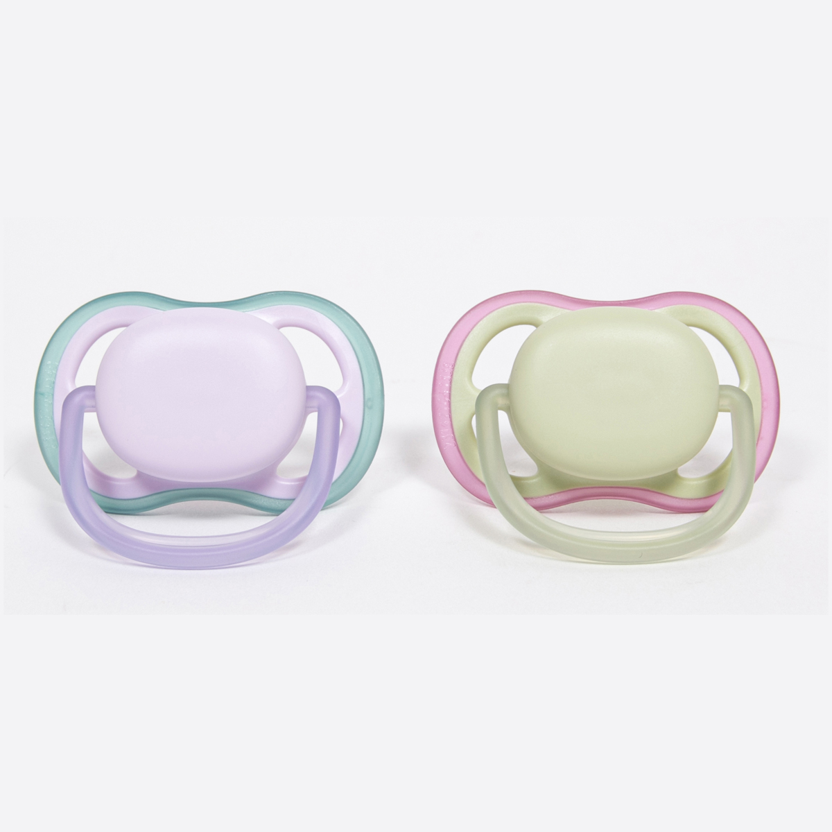 아벤트 쪽쪽이 울트라 에어 노리개 라벤더그린 0-6개월 2개입