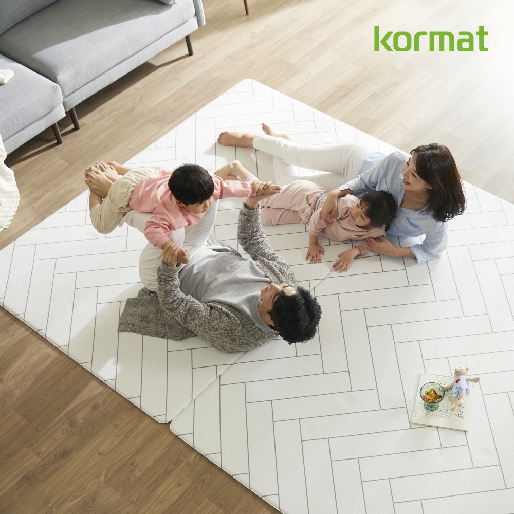 [모던헤링본 1.2cm]고려화학매트 ECO 놀이방매트 거실매트 170x140x1.2 - 상품 이미지
