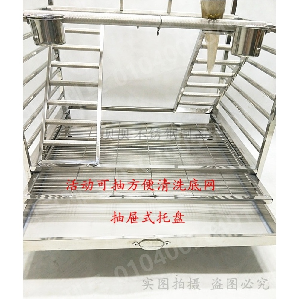 앵무새횟대 스테인레스 이동식 바퀴 놀이터 - 상세 이미지 5