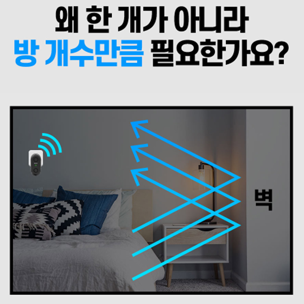 초음파 모기 해충퇴치기 날파리 벌레 콘센트용 - 상세 이미지 2