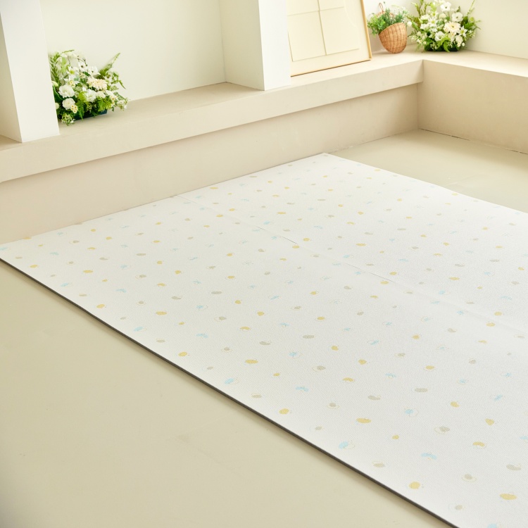 [어도어러블]고려화학매트 잘라쓰는 PVC 거실 롤매트 화이트버즈 110x100x1.5 이미지 8