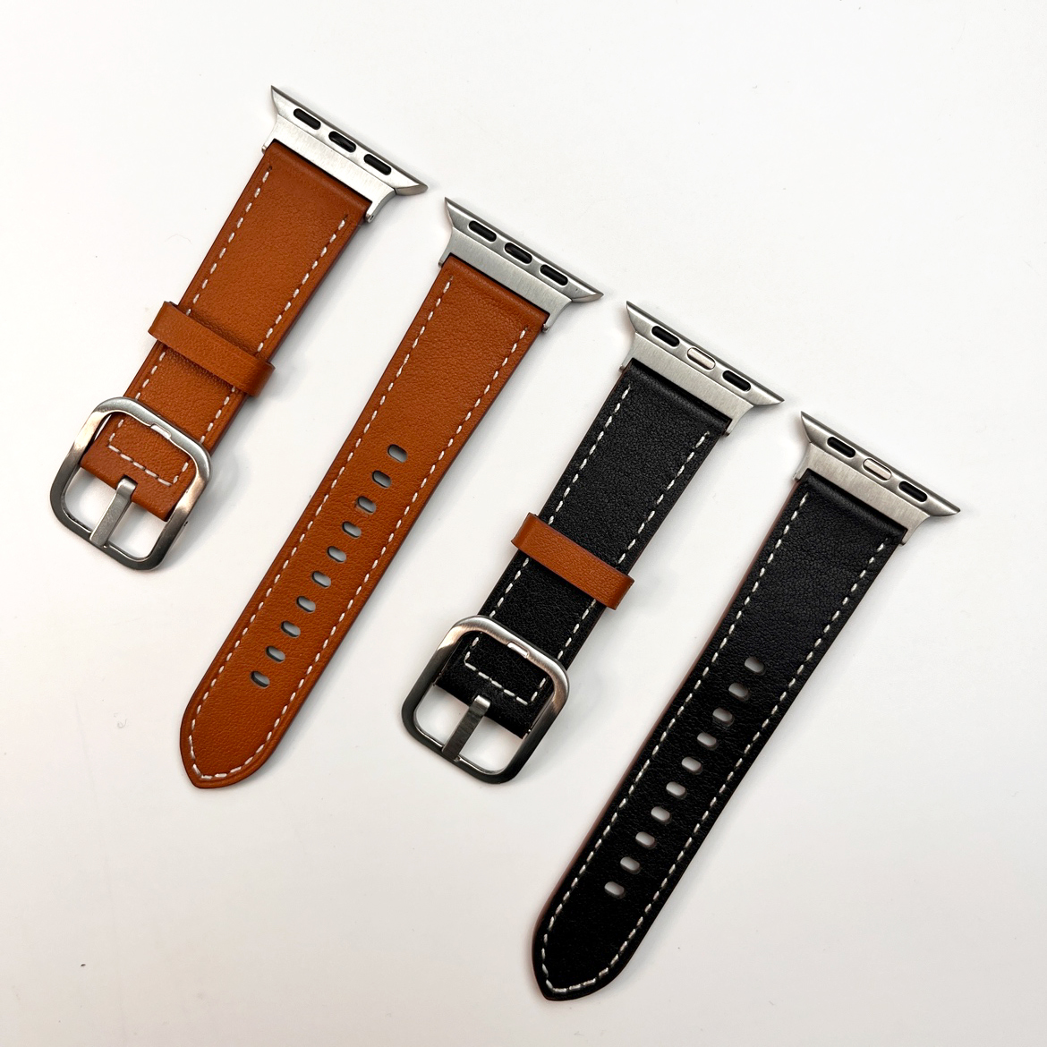 애플워치SE3 가죽 링크 스트랩 애플워치울트라3 시계줄 에토프 줄 밴드 42mm 46mm - 상세 이미지 3