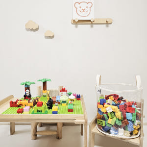 TPU 투명 아기 장난감 정리함 수납장 수납함 원형 S 육아맘 솔직 후기 | 실사용 리뷰 - 상품 이미지 4