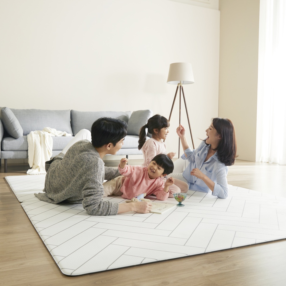 [모던헤링본 1.5cm]고려화학매트 ECO 놀이방매트 거실매트 200x140x1.5 - 상세 이미지 3