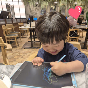 벨베이비 유아용 드로잉패드 전자칠판 LCD 6.5인치 핑크 실사용 후기 | 효과 있을까? - 상품 이미지 3