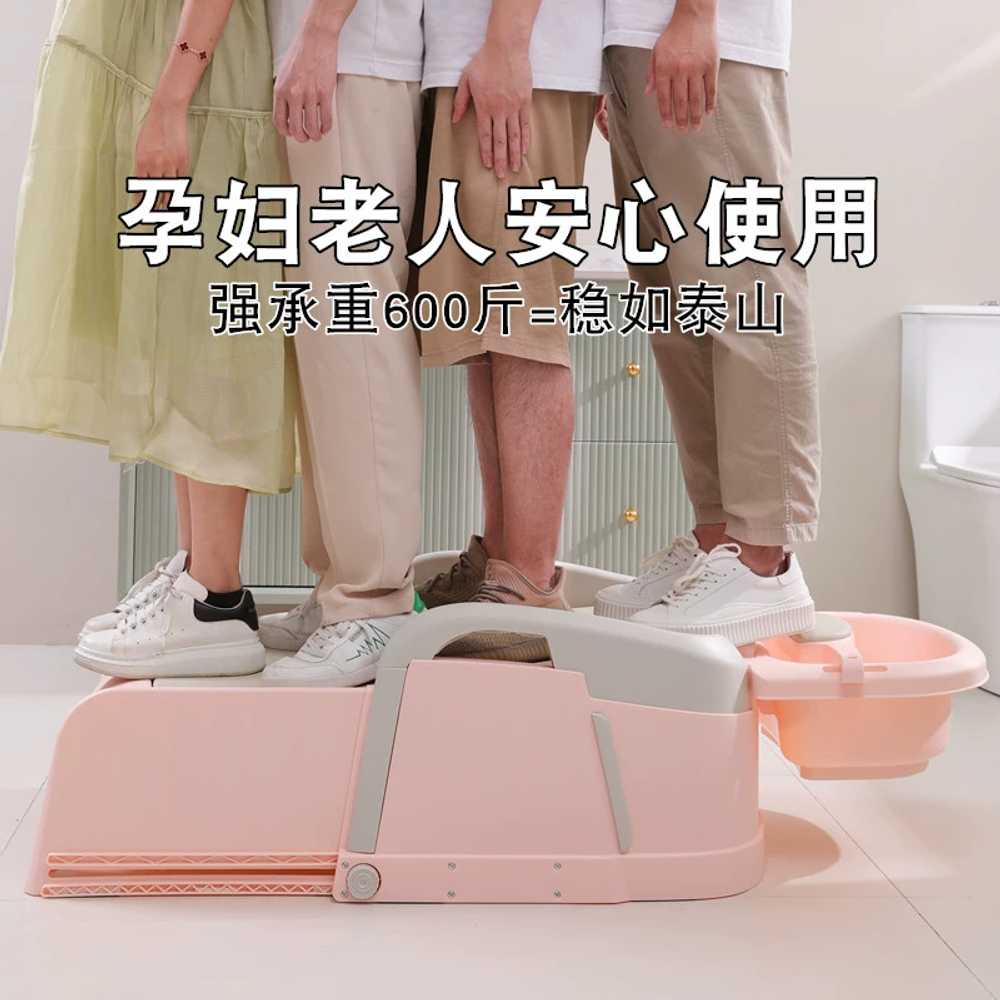 샴푸대 누워서 머리감는 대야 임산부 환자 노인 간병 이미지 6