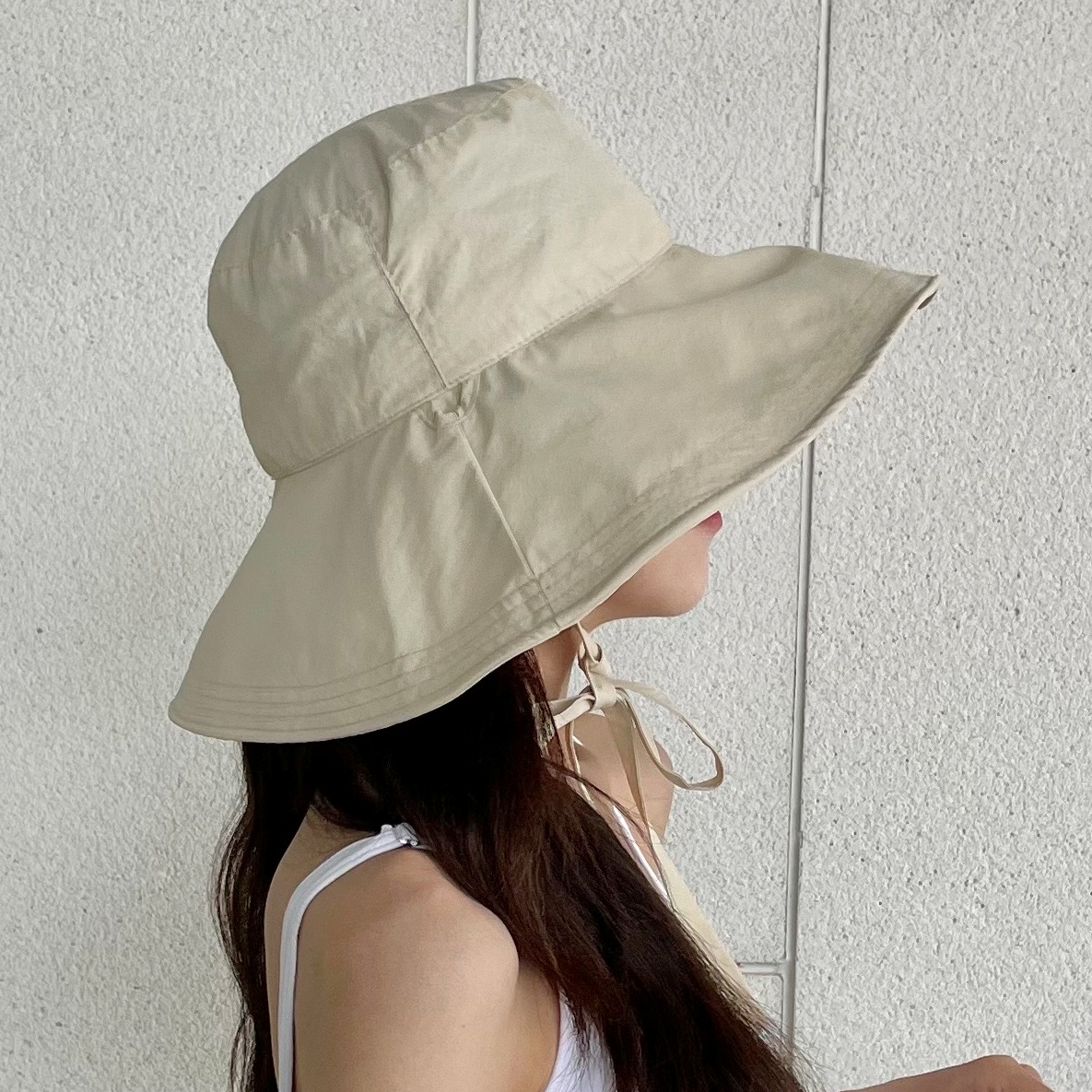 챙넓은모자 여성 여름모자 휴양지 바캉스 여행 비치 바스락 대두 버킷햇 벙거지 모자