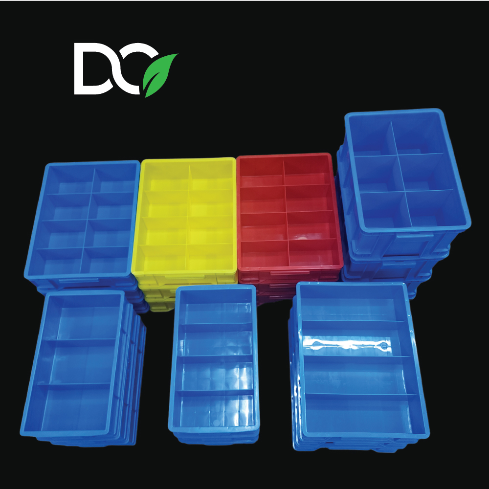 부품상자 칸막이 공구함 부품함 나사 볼트정리함 3칸-블루 이미지 2