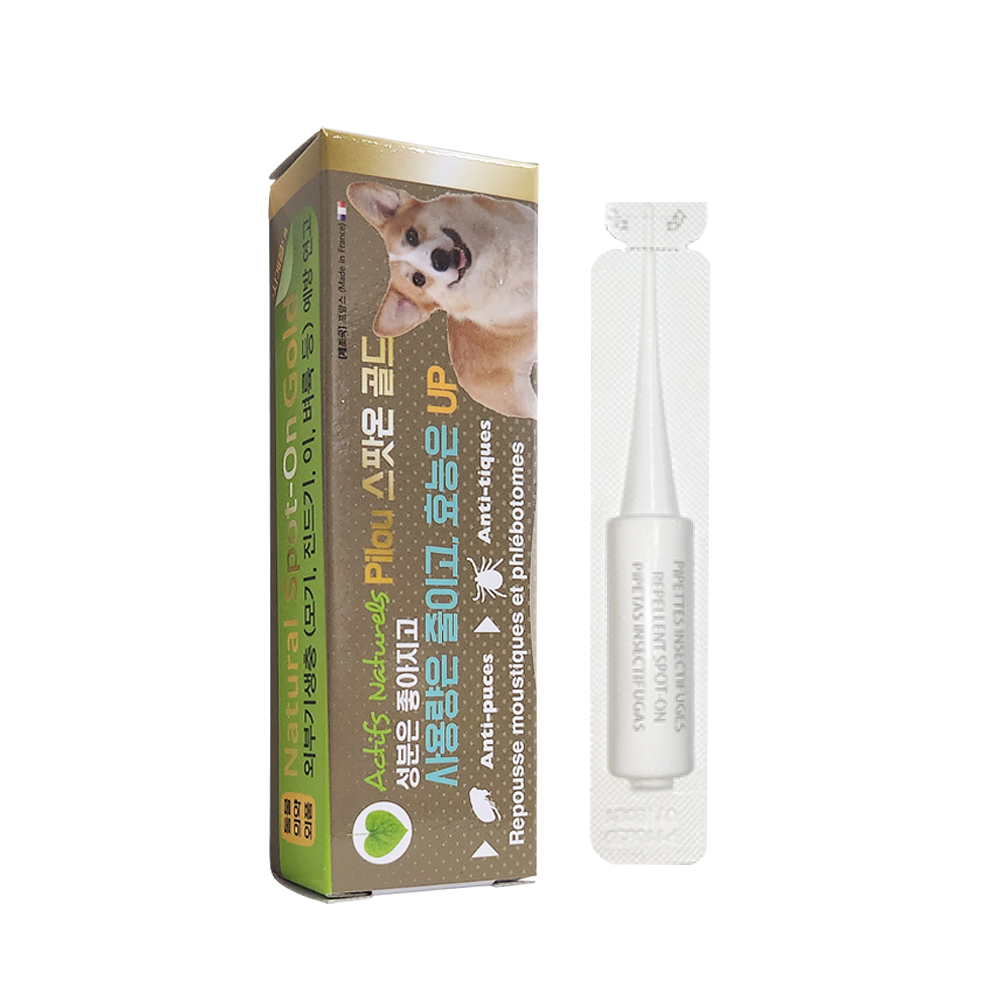 필루 강아지 고양이 심장사상충 기생충 진드기 예방 방지 목걸이 연고타입