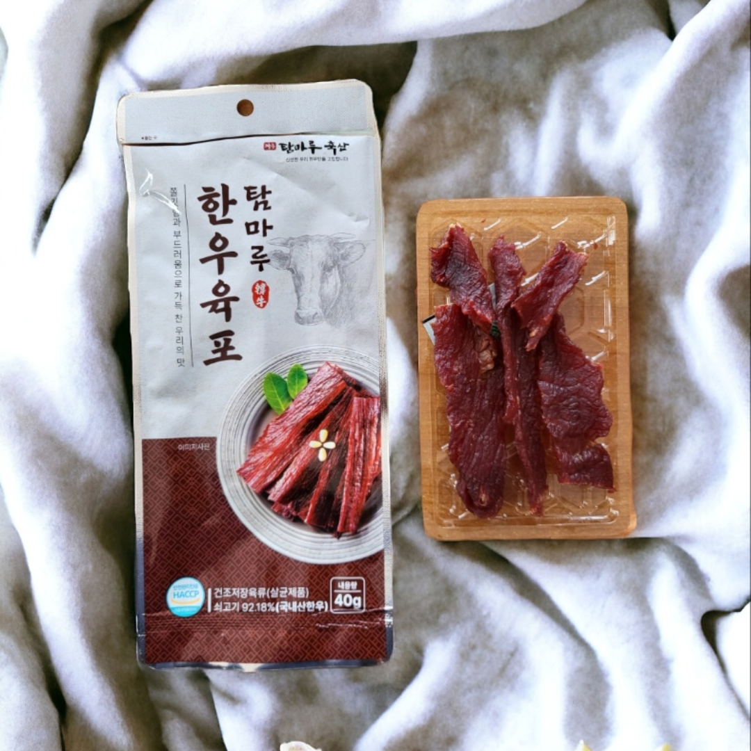 프리미엄 장흥 탐마루 한우육포 40g 선물세트 : 장흥탐마루축산