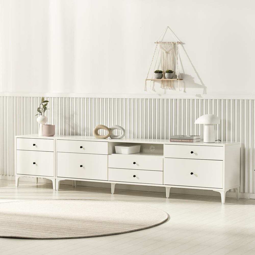 이유 거실장 (오픈형) 높은 티비다이 tv장 장식장