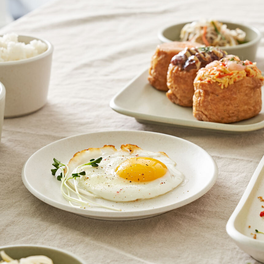 라씨에뜨 내추럴 오브 도자기 디저트 원형접시 플레이트