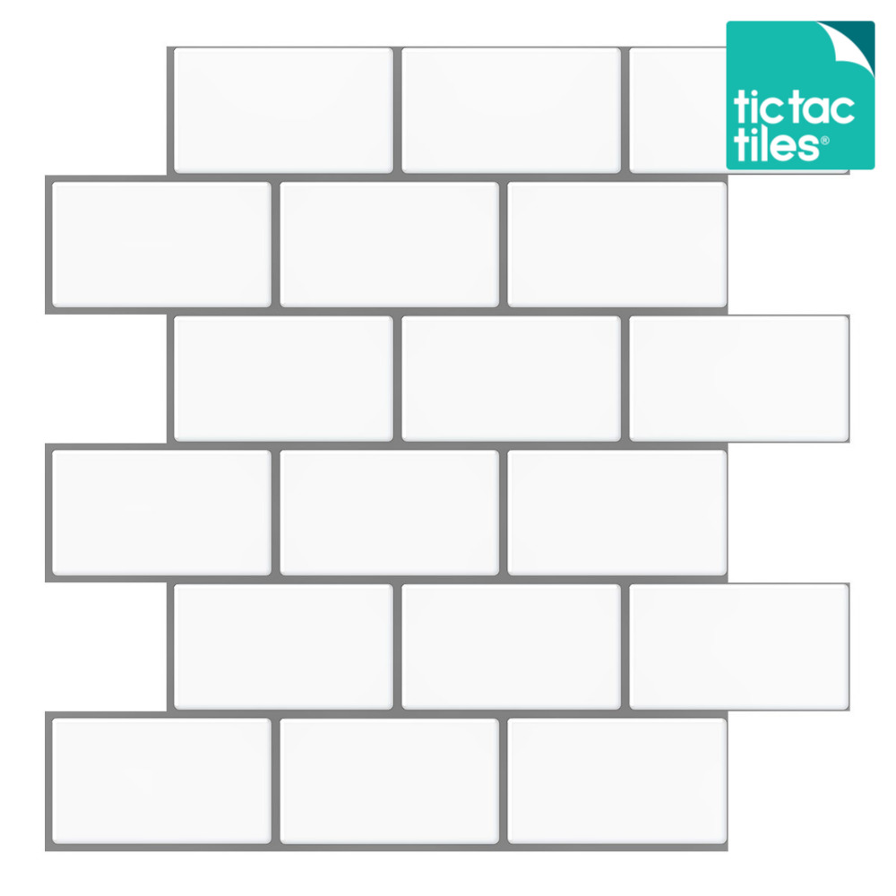 틱택 티커타일 34가지패턴 붙이는 주방 스티커타일 DIY 셀프인테리어