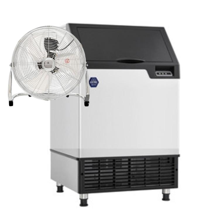 업소용 대용량 수냉식 제빙기 100kg 국산 제빙기 카페 얼음 제조기