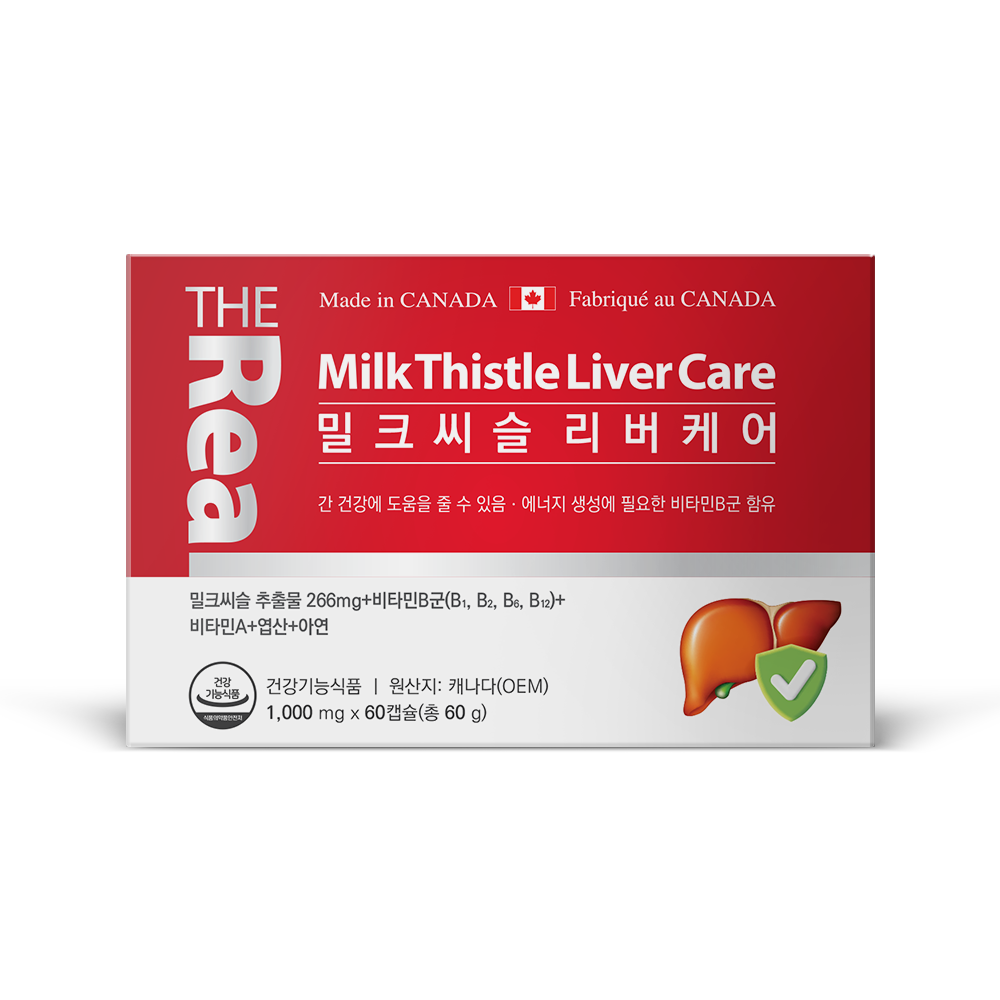 더리얼 밀크씨슬 리버케어 60캡슐, 1개 - 상세 이미지 3