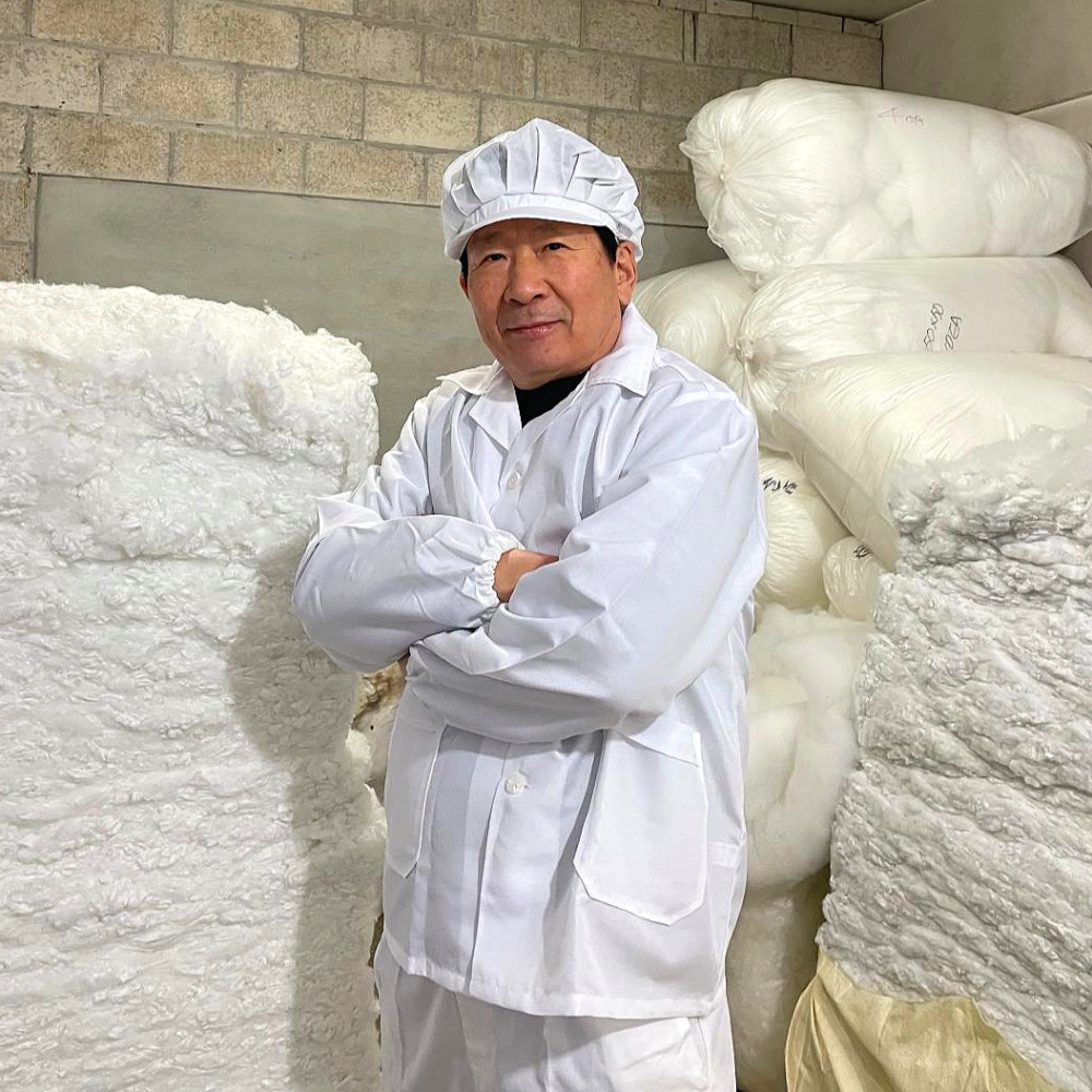 어깨와 목이 편한 텐셀 경추 베개솜 국산 세탁가능 모든요일의방 40x60cm, 1개