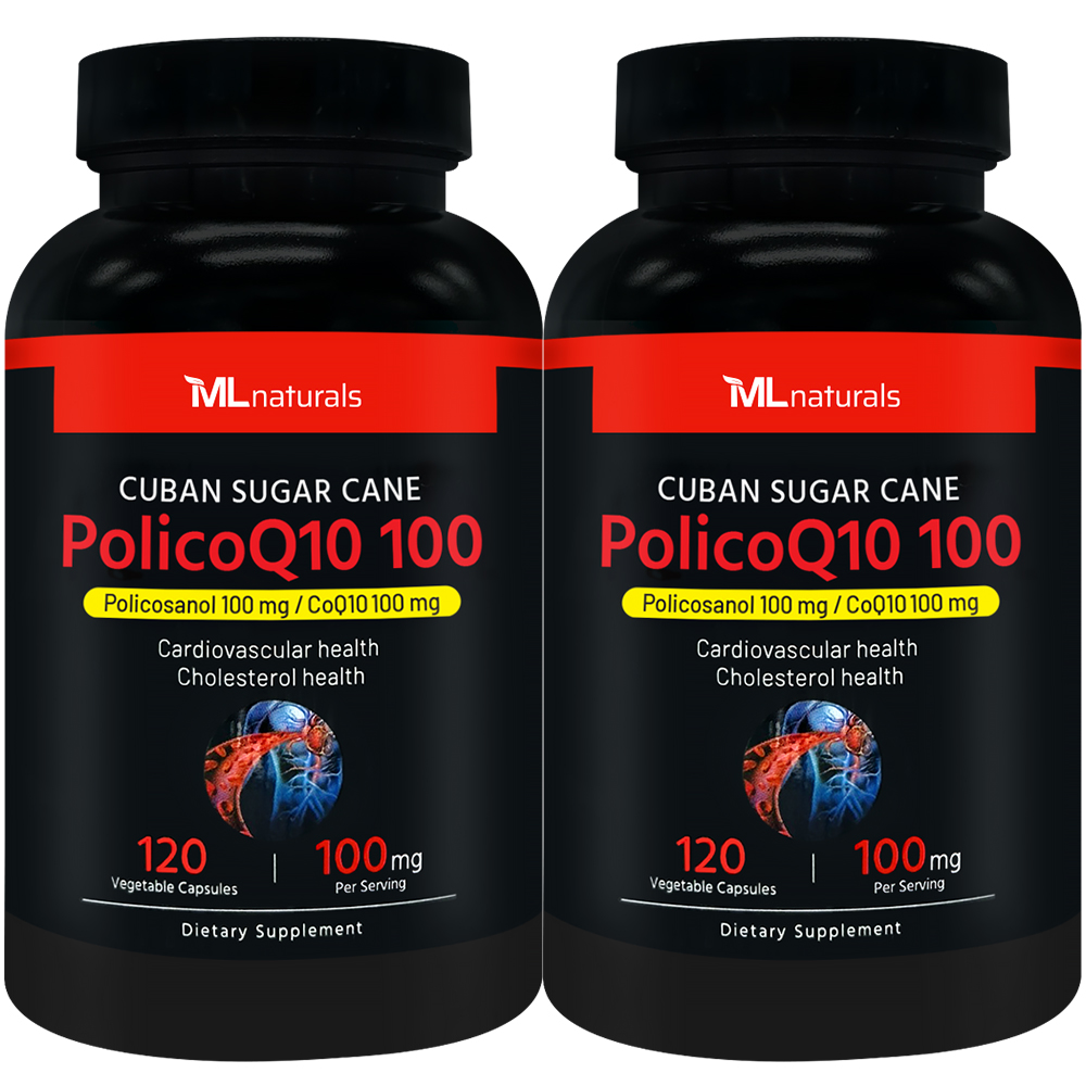 마이라이프내추럴스 쿠바산 사탕수수 폴리코큐텐 PolicoQ10 100mg 120캡슐, 2개 제품 이미지