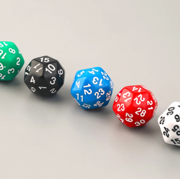 30각 주사위 - 컬러 다이스 보드게임 삼십각 30면 - 상품 이미지