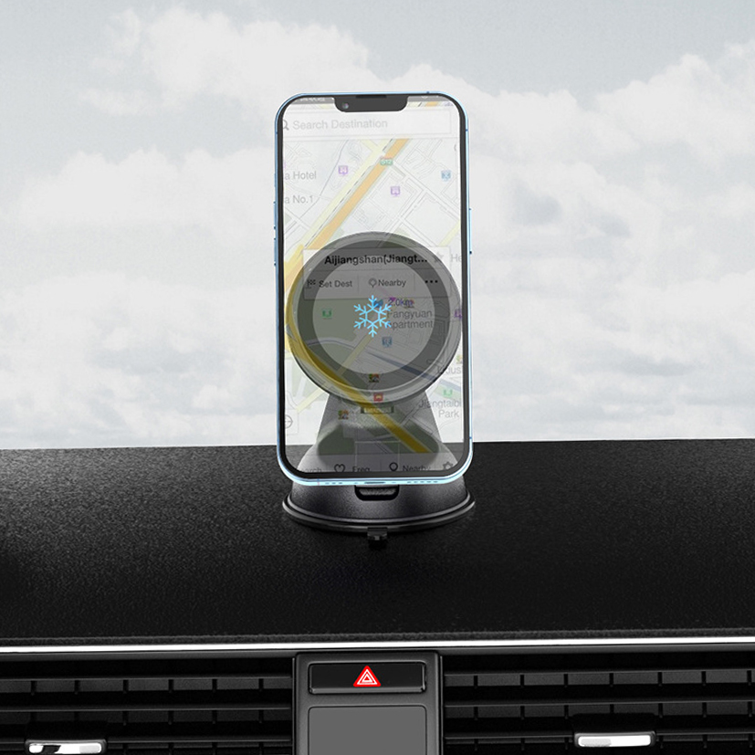 맥세이프 차량용 거치대 아이싱카 핸드폰 무선 충전기