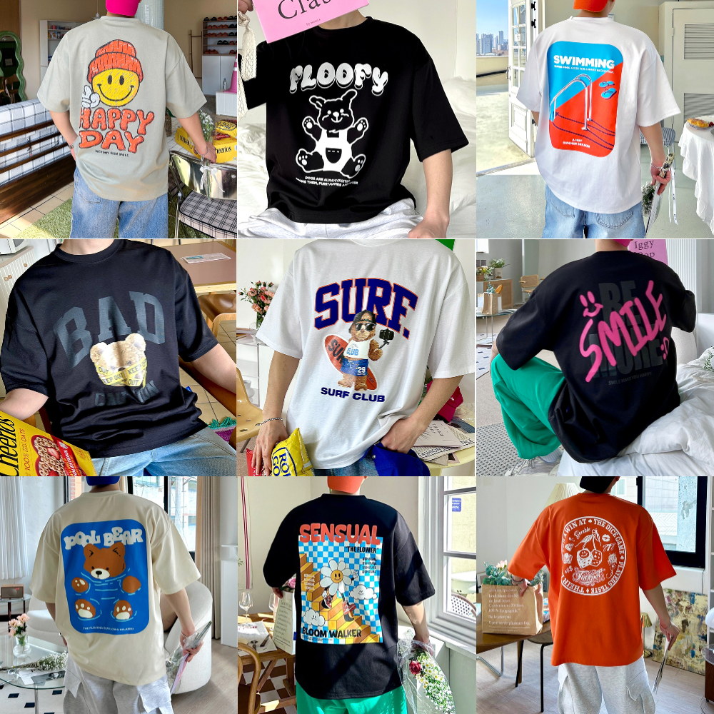 비침없는흰티 쿨티셔츠 분또반팔 15종 - 상세 이미지 2