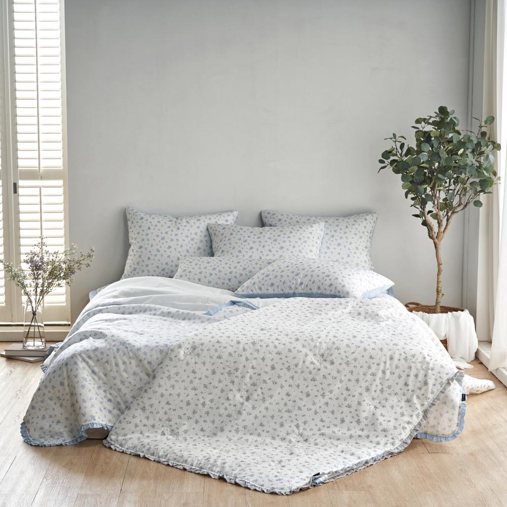 냉감이불 플라워 여름 듀라론 쿨링 홑이불 이미지 7