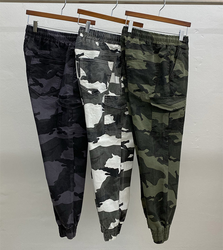남자 카모바지 조거팬츠 밀리터리바지 작업복 카고팬츠 - 상세 이미지 4