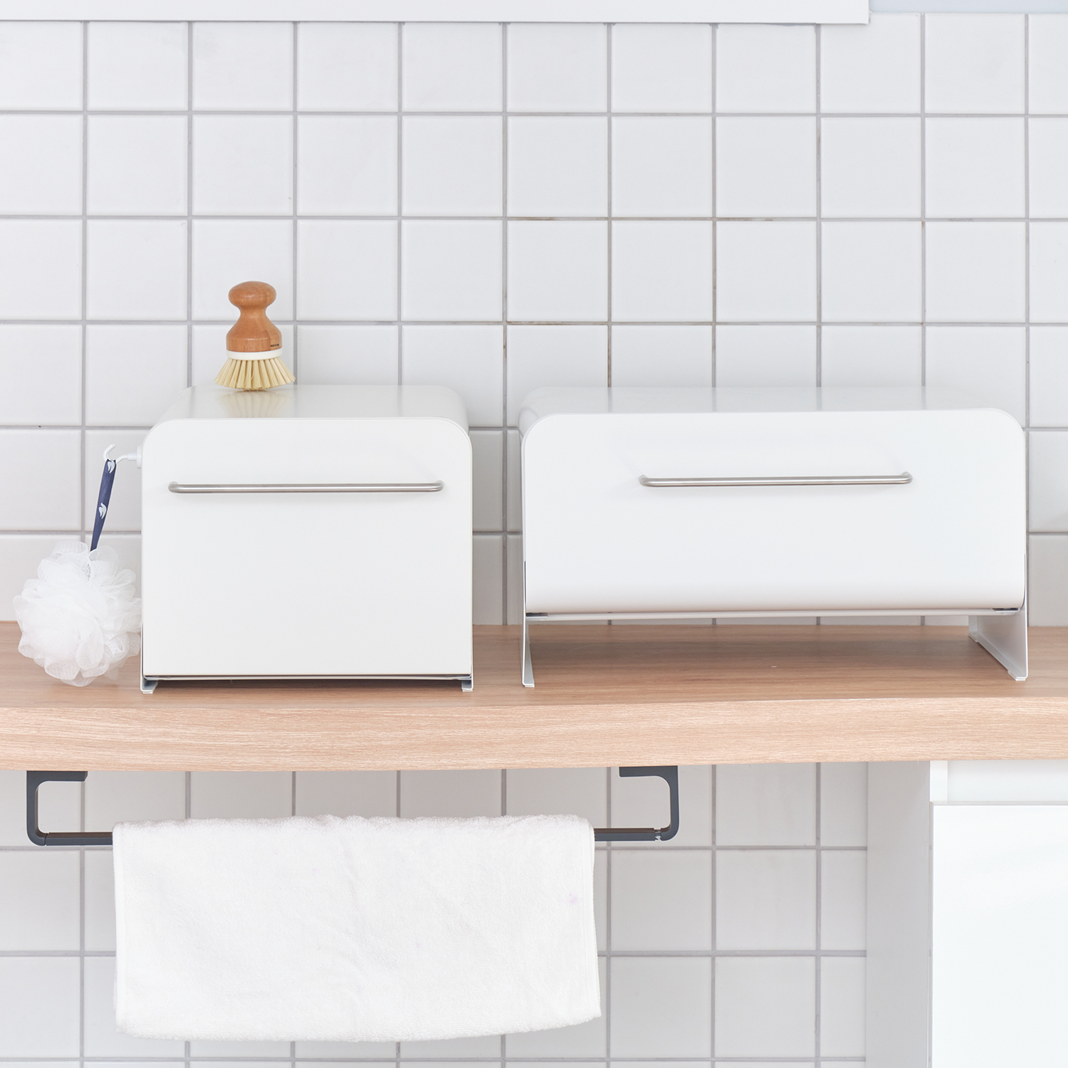 코드리빙 클린업스토리지 식탁정리함 싱크대서랍 좁은주방 양념통 주방슬라이딩수납함 3C5M - 상세 이미지 3