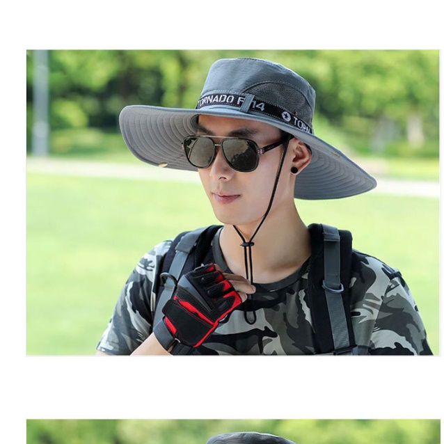 남성 낚시 모자 남자 낚시용 모자 벙거지 바다 선상 배 - 상세 이미지 3