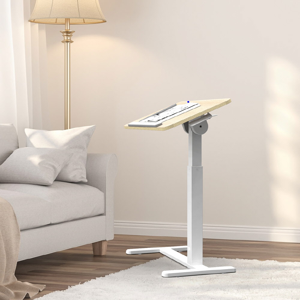 핏쳐 이동형 수동식 양방향 각도조절 사이드 테이블 FDTS2