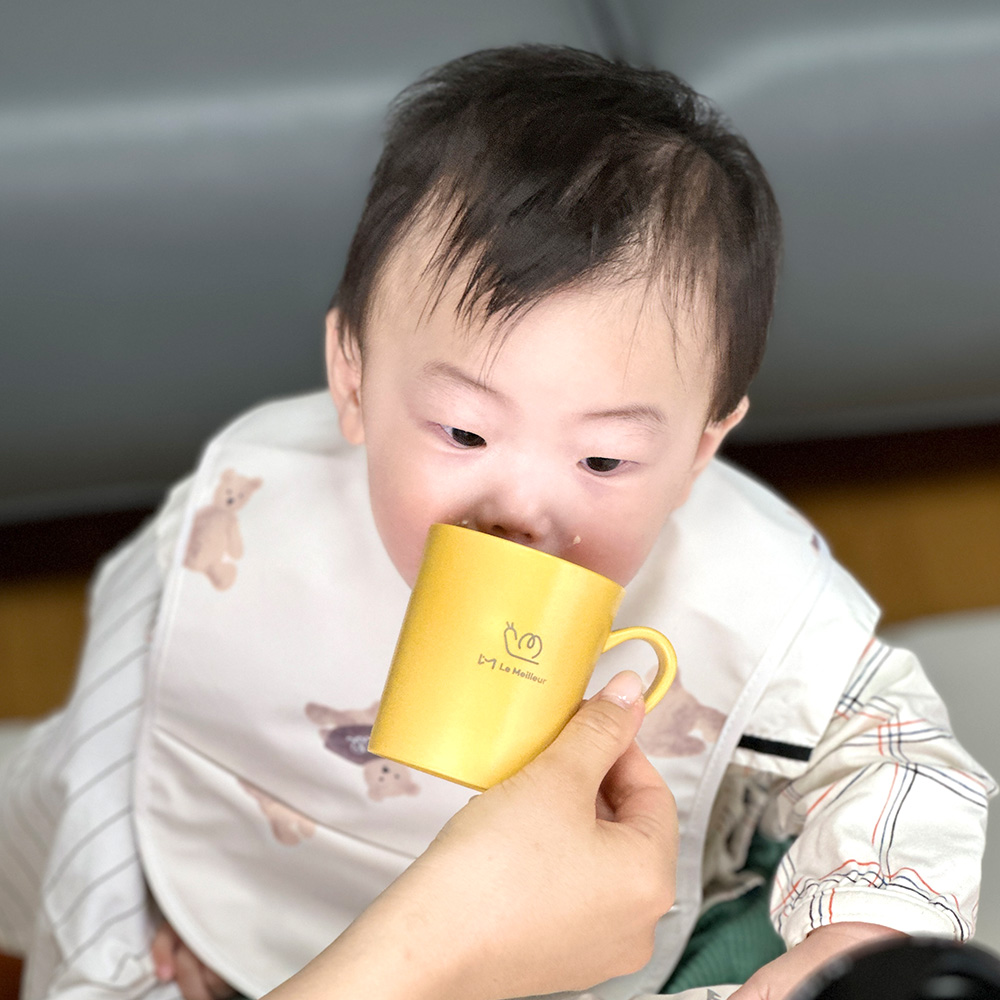 르메이어 친환경 옥수수 유아 손잡이 머그컵 아기 물컵 어린이