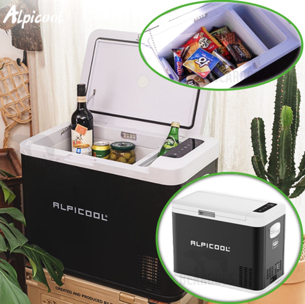 알피쿨 냉장고 m k35 블랙에디션 캠핑 냉동고